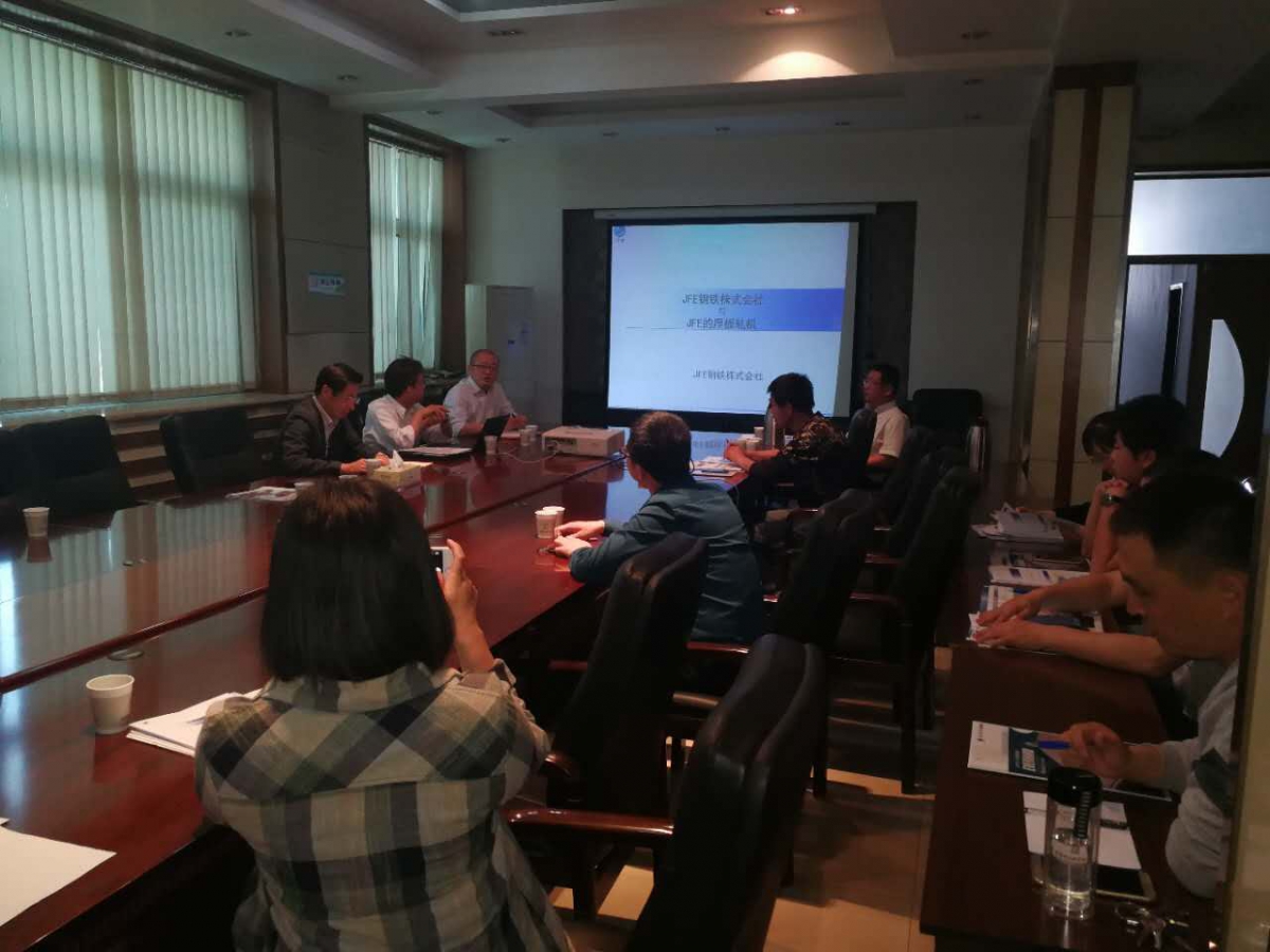 法鋼和JFE的技術(shù)和市場團隊訪問煤礦機械設備制造廠6